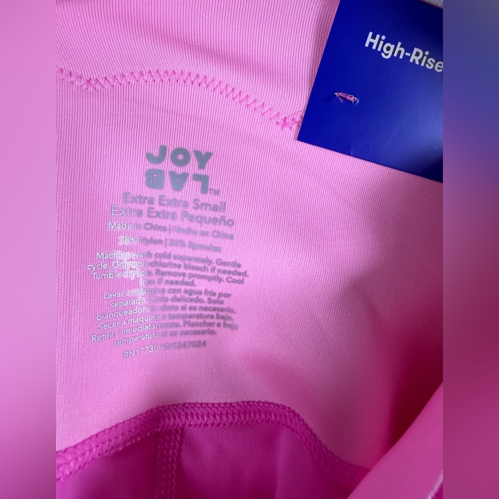 JoyLab Women's High-Rise Scallop Leggings - Pink - XXS, L & XXL - Picture 10 of 17